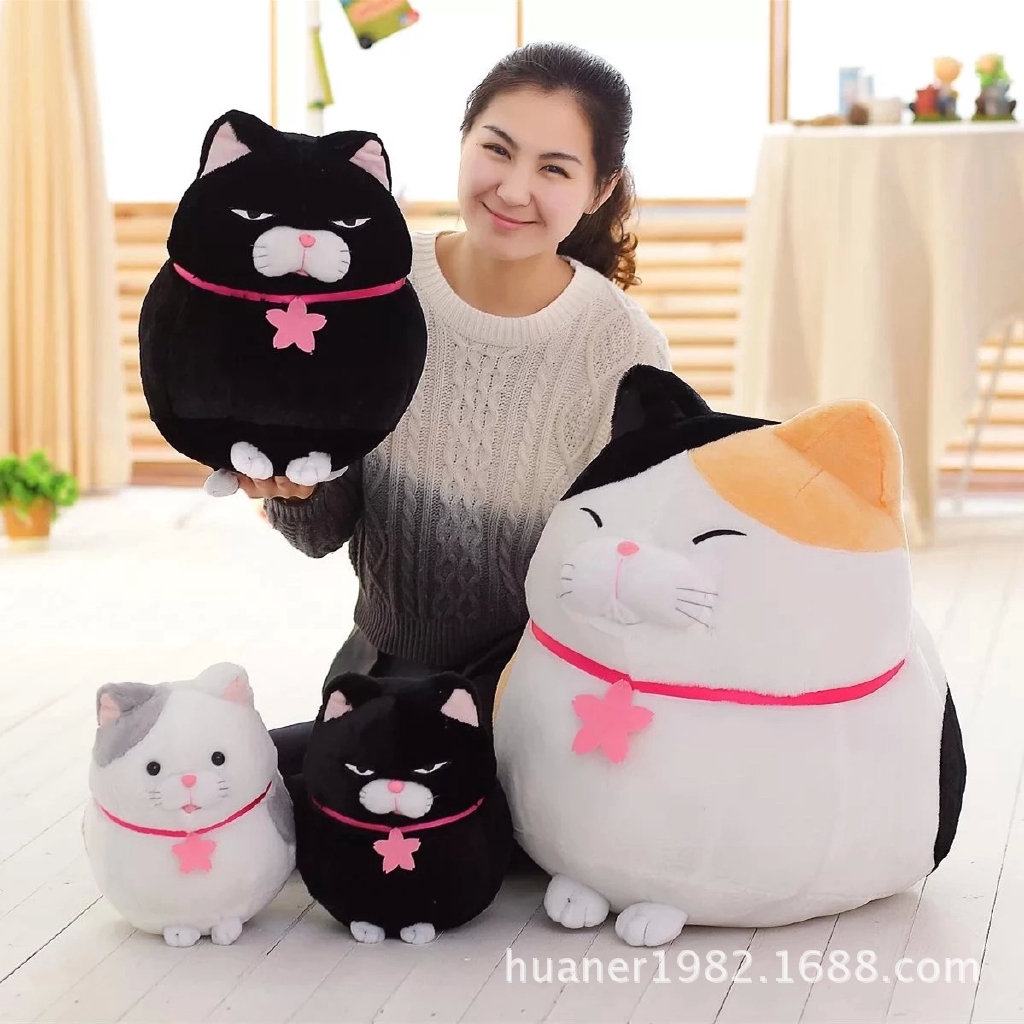 Boneka Kucing Keberuntungan Lucu Kreatif Ukuran Besar Shopee