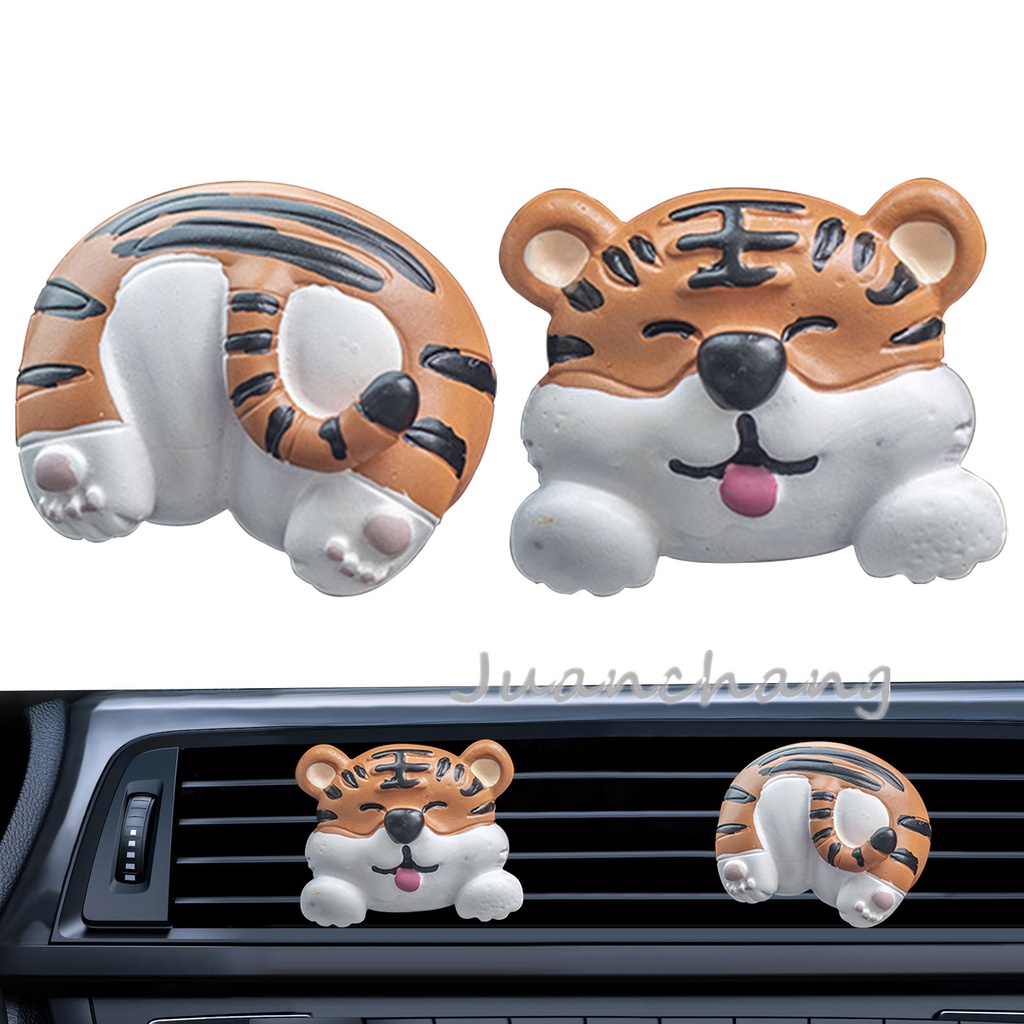 Pengharum Ruangan Mobil Kartun Hewan Ventilasi Parfum Diffuser Interior Mobil Parfum Ac Outlet Klip Aromaterapi Vent Clip