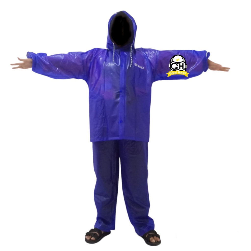 Jas Hujan AXIO Setelan Jaket Celana AX 332 CARBON