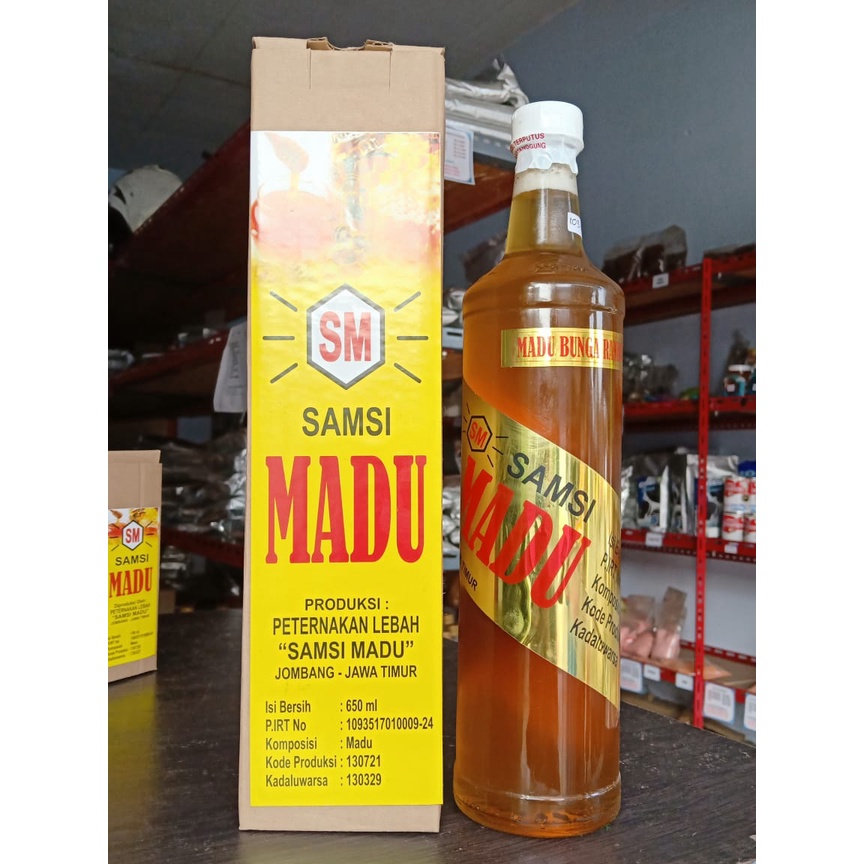 

Madu Murni, Samsi Madu 650ml, Madu Asli Gunung Anjasmoro Wonosalam Jombang