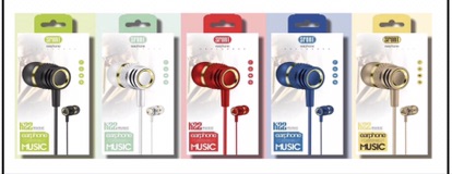 (P) Universal Earphone headset Handsfree Bass music dan sport Seri K