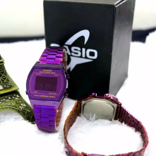 TERBAIK LIMITED COCOK UNTUK NATAL PEREMPUAN MURAH// JAM TANGAN WANITA CASIO DIGITAL B 640 W SUPER