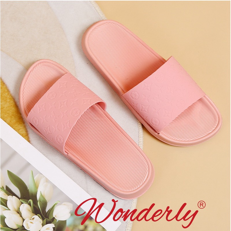 Sandal Selop Karet Wanita Sendal Slop Cewek Wonderly | V202-A31