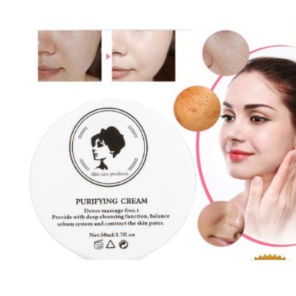 DETOX PURIFYING CREAM FACE MASSAGE WHITENING SKIN CARE