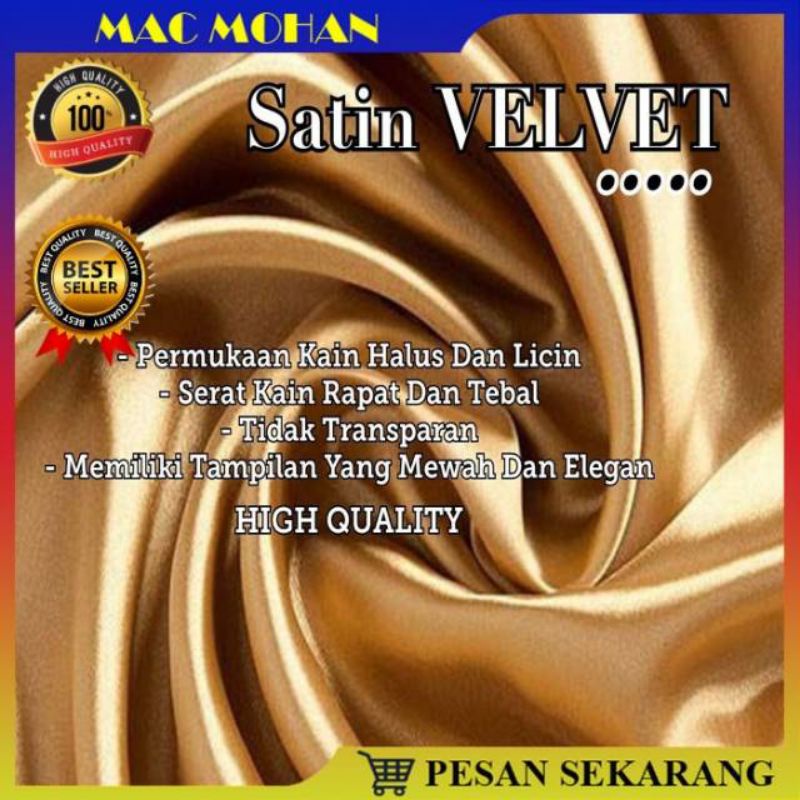 OBRAL... kain bahan satin velvet /kain bahan lapisan velvet by roberto cavalli