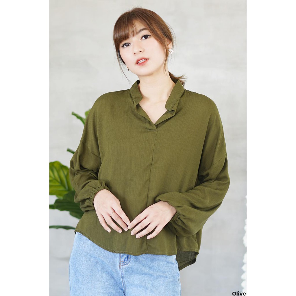 Blouse Lengan Panjang Ayres Atasan Wanita