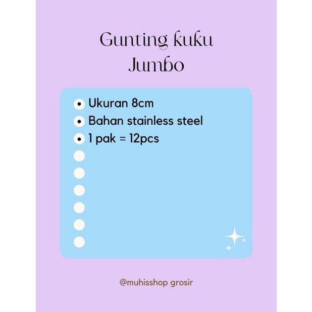 gunting kuku 777 jumbo three seven besar 8cm toe nail clipper