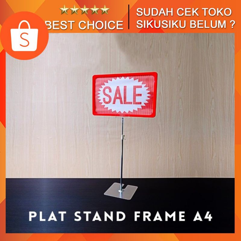 

Display Harga Frame A4 Size Label Promo Plat Standing Meja Sikusiku Indonesia Harga Murah