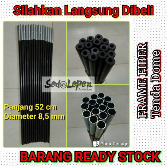 FRAME TENDA Fiber l Tiang Tenda Dome I Frame Fiber