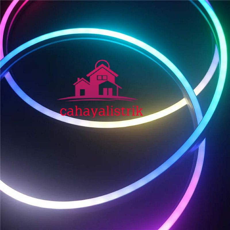 Lampu Led Neon Flexible Rgb 220v 5m Flexible Sign Led / Lampu Selang Led/lampu tik tok