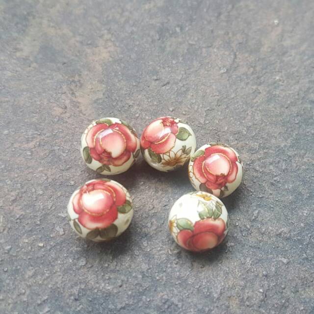 Manik Tensha Jepang redbell flower isi 5