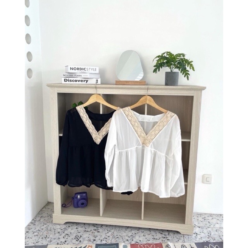 HARUKA BLOUSE / CERUTI BLOUSE RENDA / BLOUSE KOREA