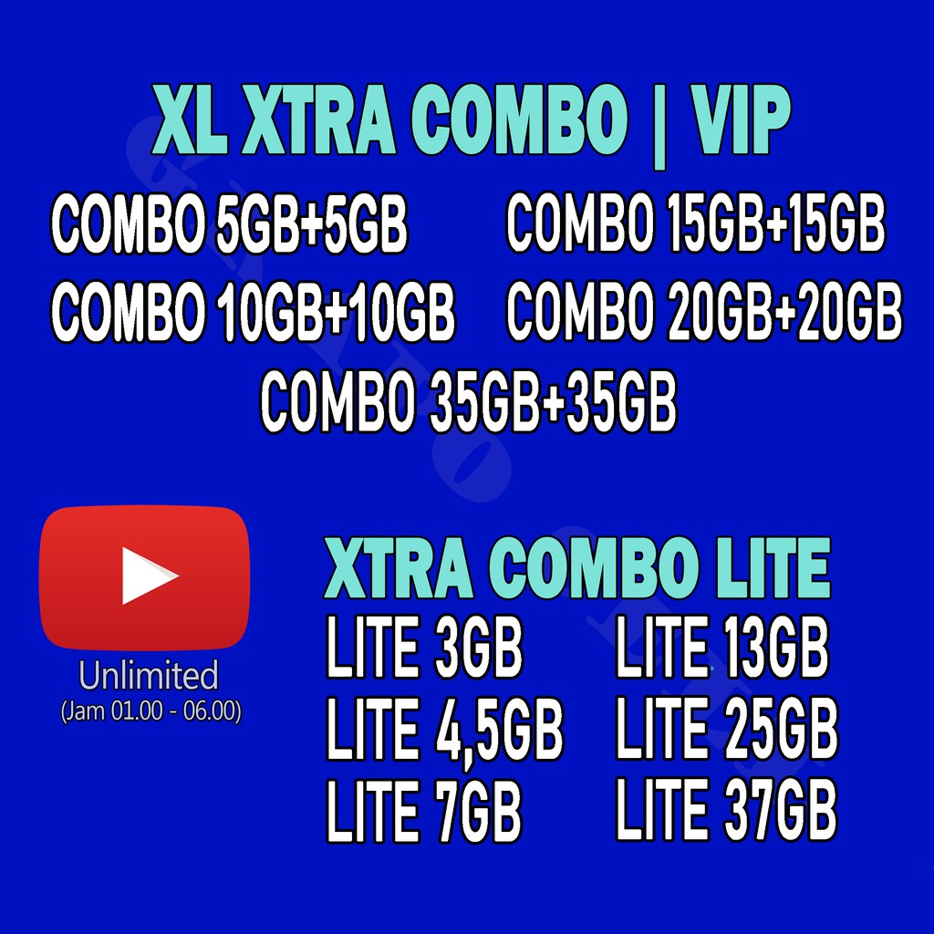 Paket Internet Kuota Xl Xtra Combo Combo Lite 5gb 10gb 15gb 20gb 35gb 3 5gb 6gb 11gb 21gb 31gb Shopee Indonesia