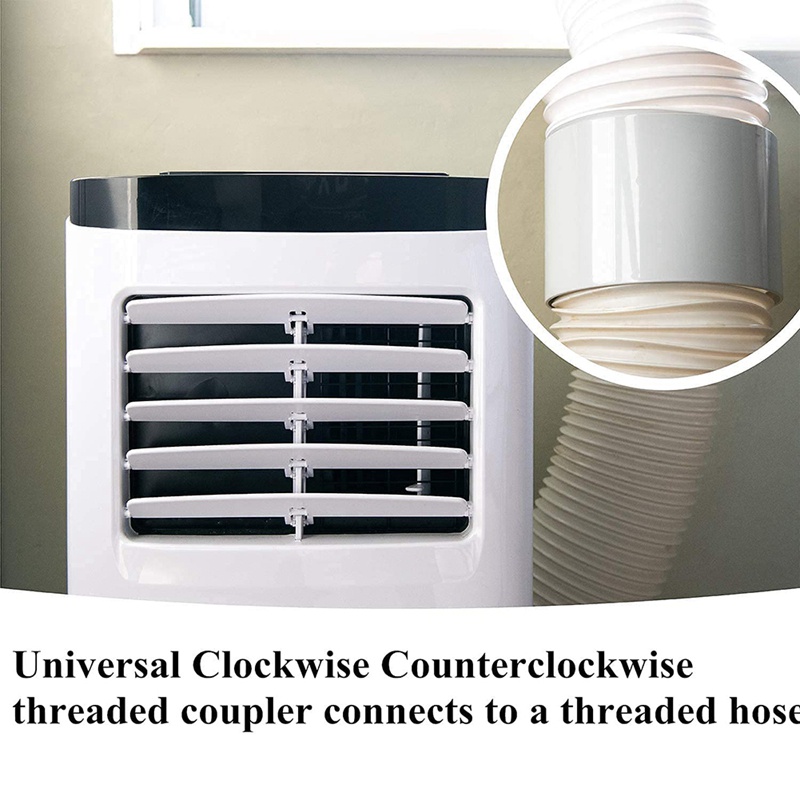 Portable Air Conditioner Exhaust Hose Coupler Window Adapter AC Unit Tube Connector Parts &amp; Accessories 5.9Inch