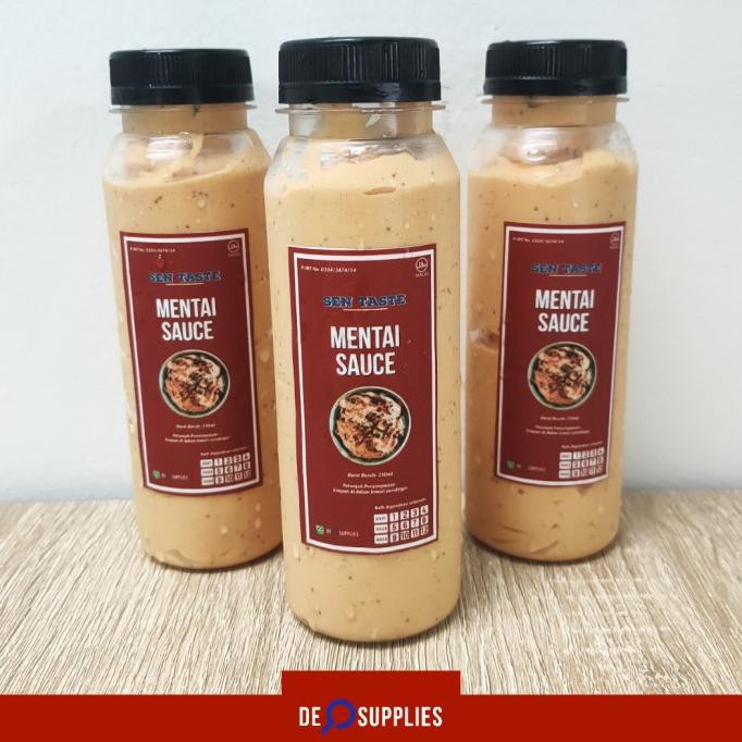 

Mentai Sauce SenTaste 250ml - Saus Mentaiko Saos Sushi Rice Tobiko