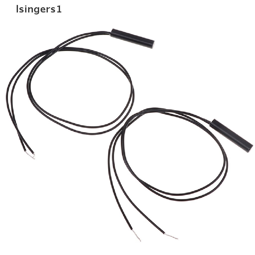 (lsingers1) 2pcs Saklar sensor Magnetik Bentuk Silinder Bahan Plastik