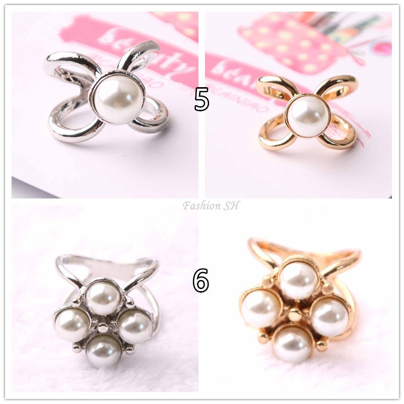 [korea Fashion]Cincin Tudung Brooch Buckle Clip Scarf Ring Collection5