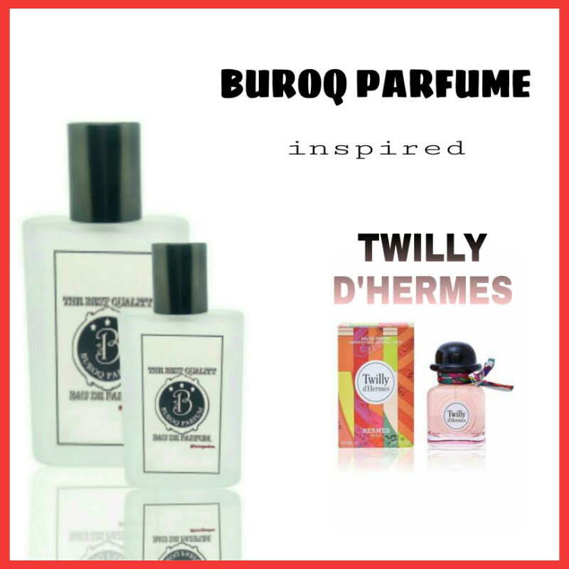 PARFUM TWILLY DHERMES PARFUME WANITA WANGI TAHAN LAMA SEGER BUNGA NON ALKOHOL -INSPIRED