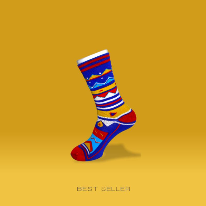 1 LUSIN KAOS KAKI MOTIF TRIBAL FC