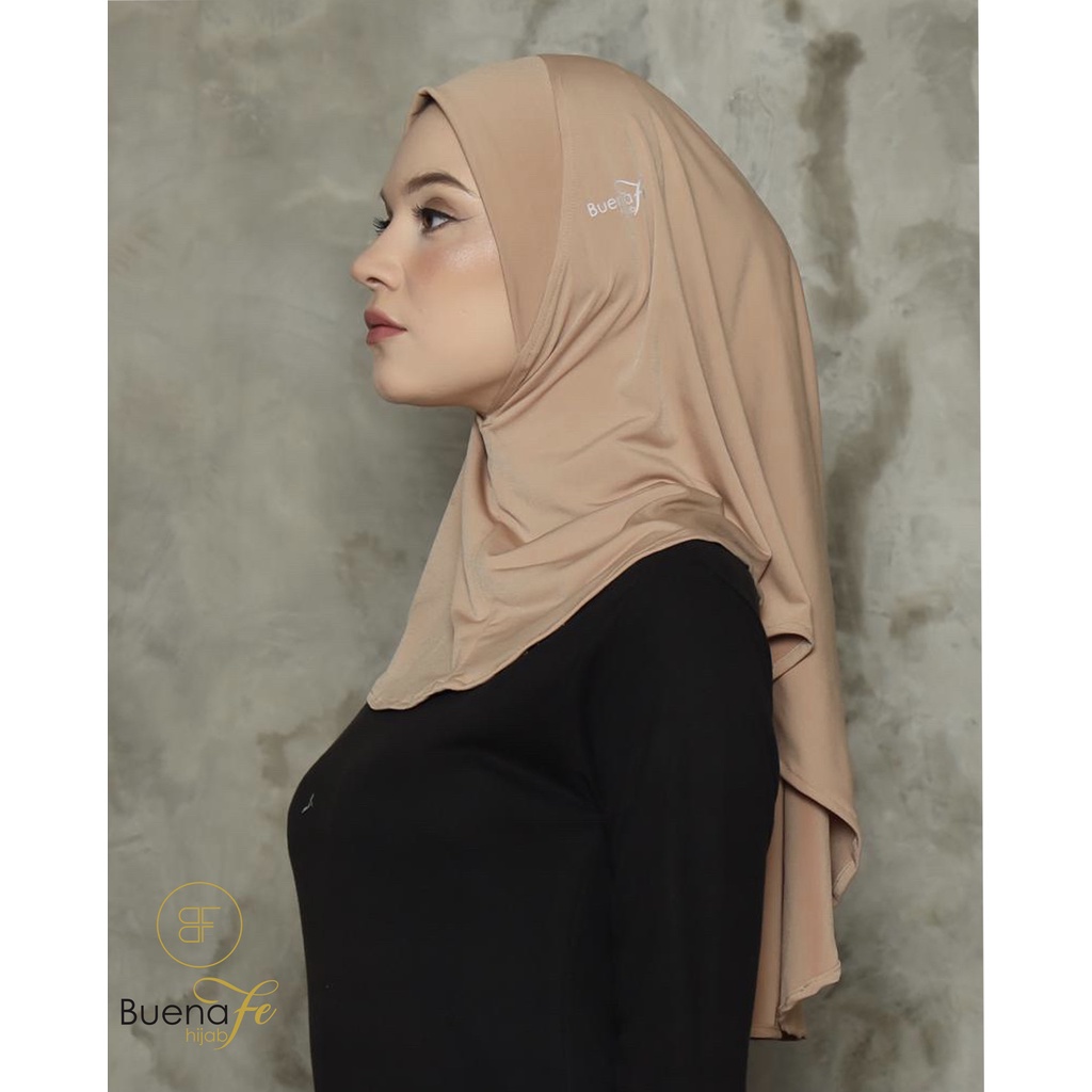 BuenaFe Hijab Sport || Bergo Sport Jersey