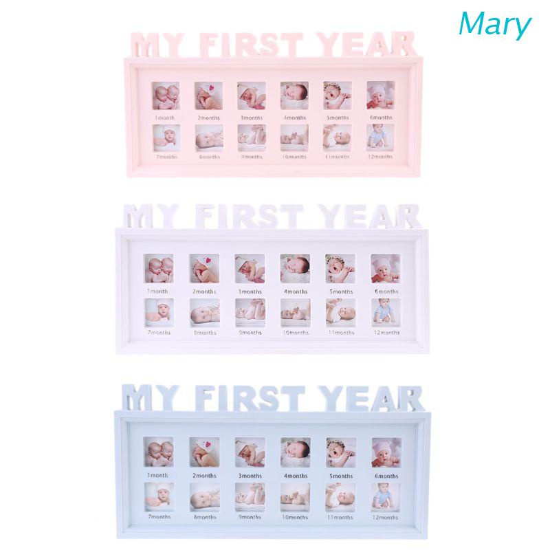 Mary Bingkai Foto Bayi 0-12 Bulan Bahan Plastik Untuk Souvenir