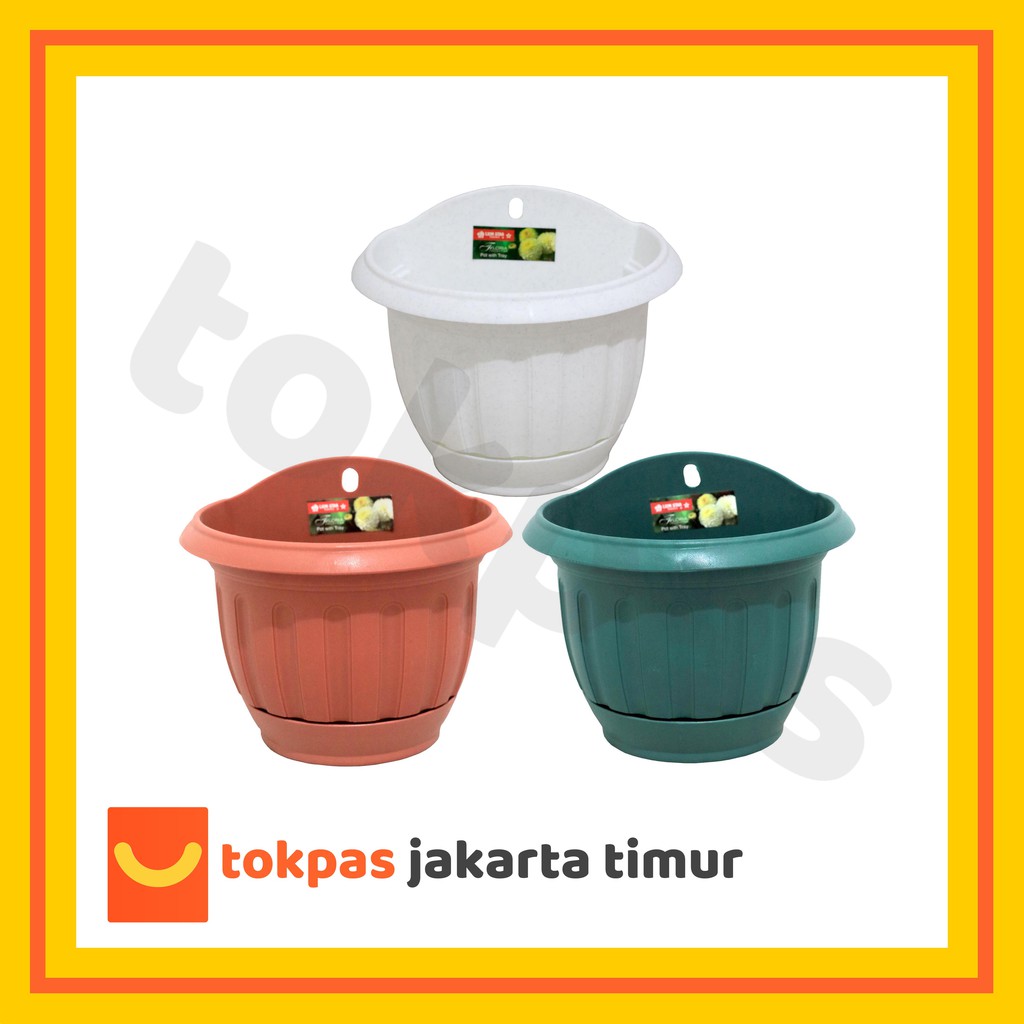 Pot Dinding Lotus No 6 Lion Star FH 11 Wall Pot