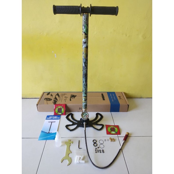 pompa HMS camo. pompa mobil / PCP . bahan stenlish