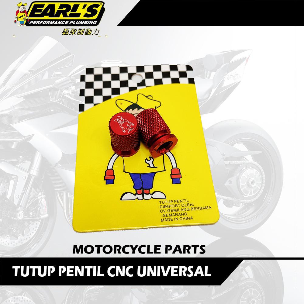 TUTUP PENTIL SISIK EARLES  VARIASI  WARNA  FULL CNC  UNIVERSAL MOTOR