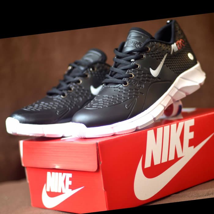 ANTI HUJAN Sepatu pria santai nike casual full karet water resistance - Hitam 39