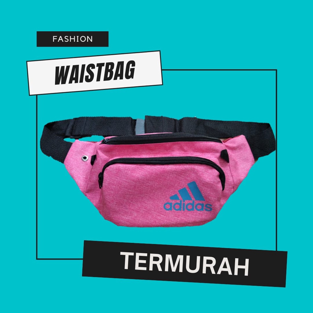 Random Model TAS WAISTBAG CODURA (HARGA GLOSIR )TAS PRIA-TAS WANITA-TAS MURAH