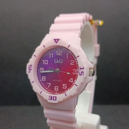 QQ QNQ Q&amp;Q Original Jam Tangan Anak Analog VR19  Ori Anti Air Straps Rubbers New Model