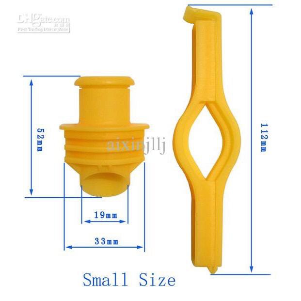 Food Seal Nozzle Cap Clip Penjepit Capit Sealer Makanan RIngan Snack Plastik Jepitan Corong Dapur On