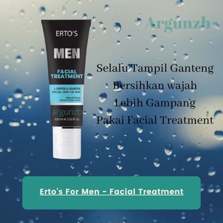 [ORI] Facial Wash Treatment For Men Perawatan Wajah Pria Kandungan Scrub I Original BPOM - 100ml