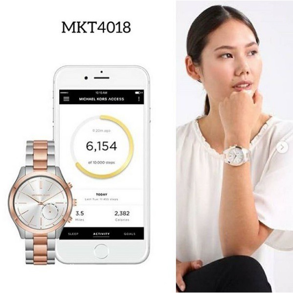 michael kors access slim runway hybrid smartwatch