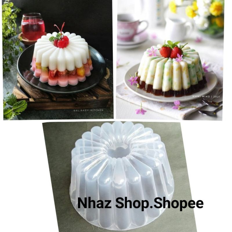 Cetakan Puding Agar Polkadot/Loyang Agar/Jelly Ukuran Kecil