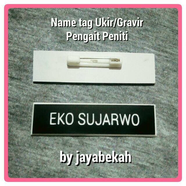 

Papan Nama/ Name tag Gravir