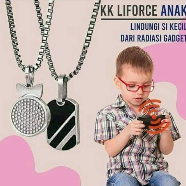 Kalung KK Liforce children / Kalung peredam radiasi/ Kalung Kesehatan