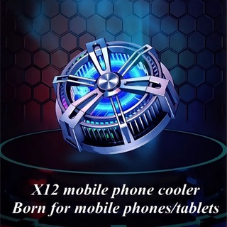 Funcooler X12 Magnetic Mobile Phone Fan Cooler Radiator Pendingin HP Cooling Fan Gaming