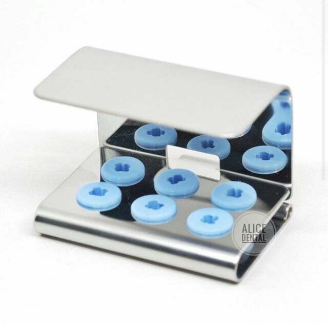 Kotak Tip scaler holder tempat tip scaler kotak box tips scaler ultrasonic scalling skaler dental scaller holder