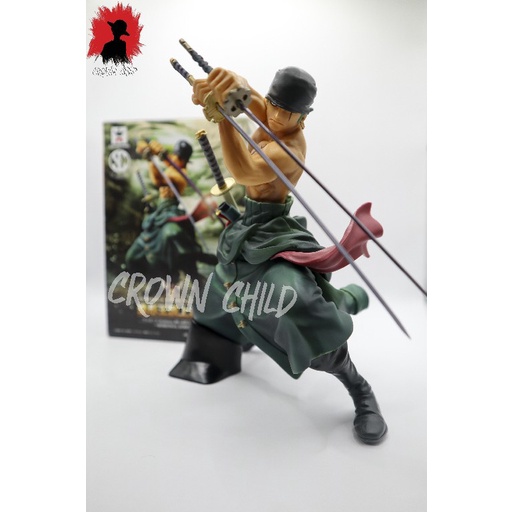 SCultures SC BIG Zoro Vol.II (ASVER BIB) RARE - One Piece Figure Original