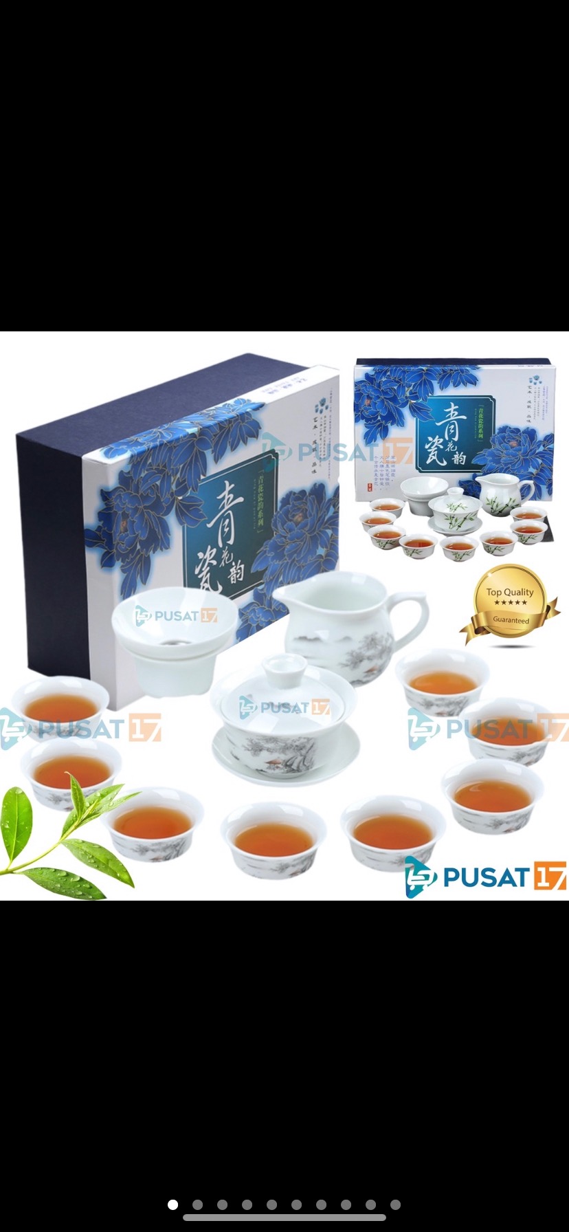 Chinese Teapot Set Ceramik C14 8cup 12in1 Cangkir Teko Keramik Set 8gelas Hadiah Souvenir Gift Box