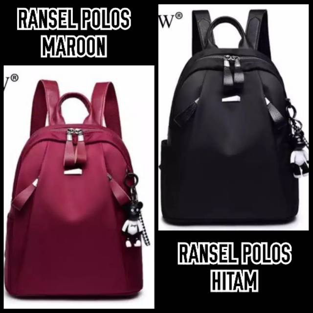 Ysf - (Semarang) Tas Ransel Polos