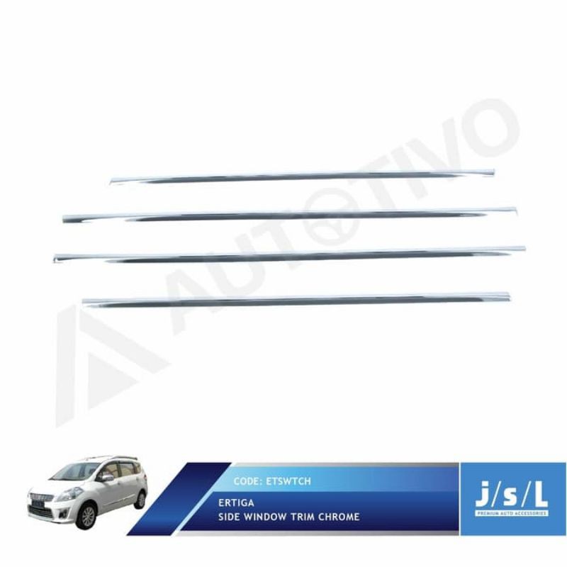 List Kaca Samping Ertiga Side Window Trim Chrome