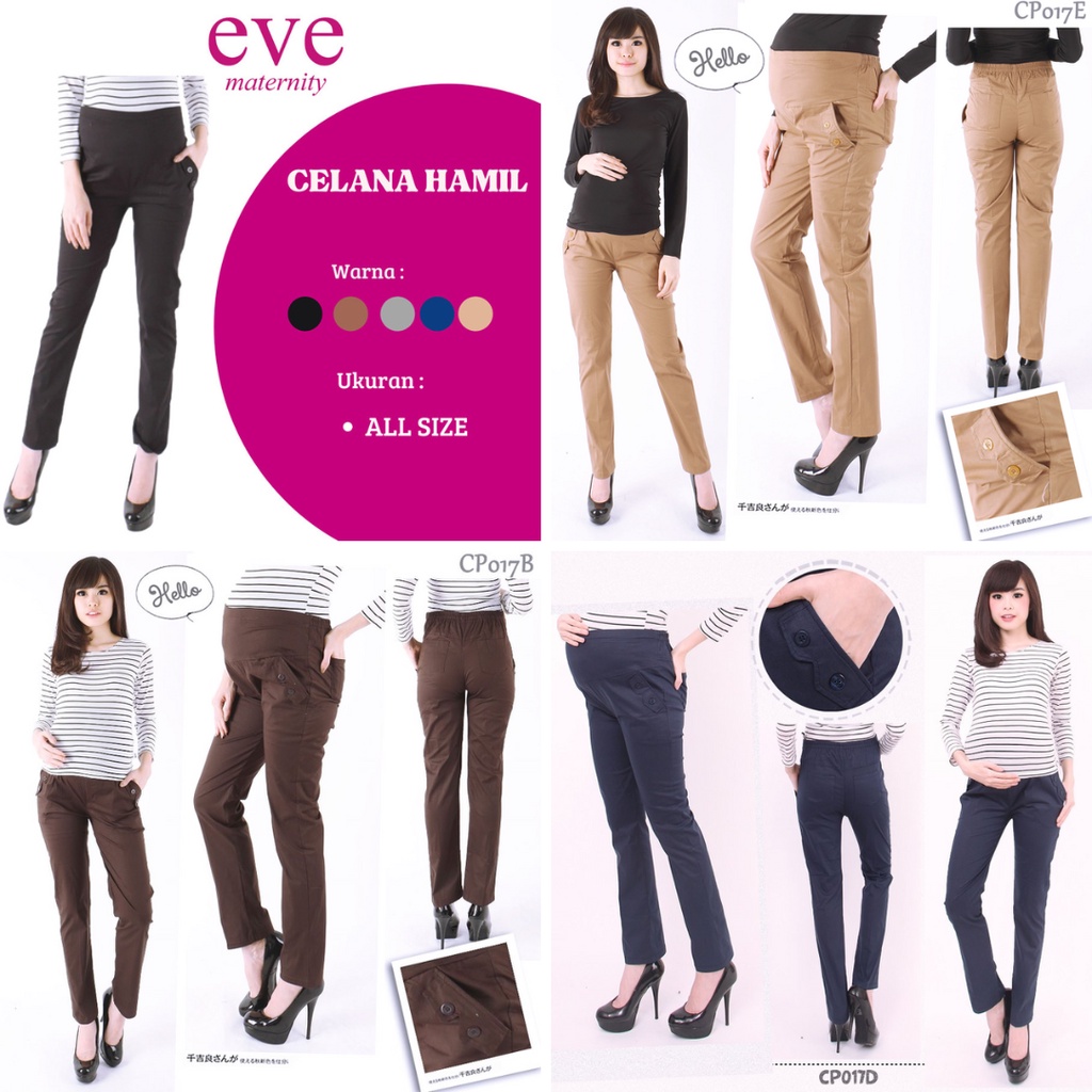 Celana Hamil Kerja Katun Strech/Celana Kerja Hamil/Celana Hamil Kantor