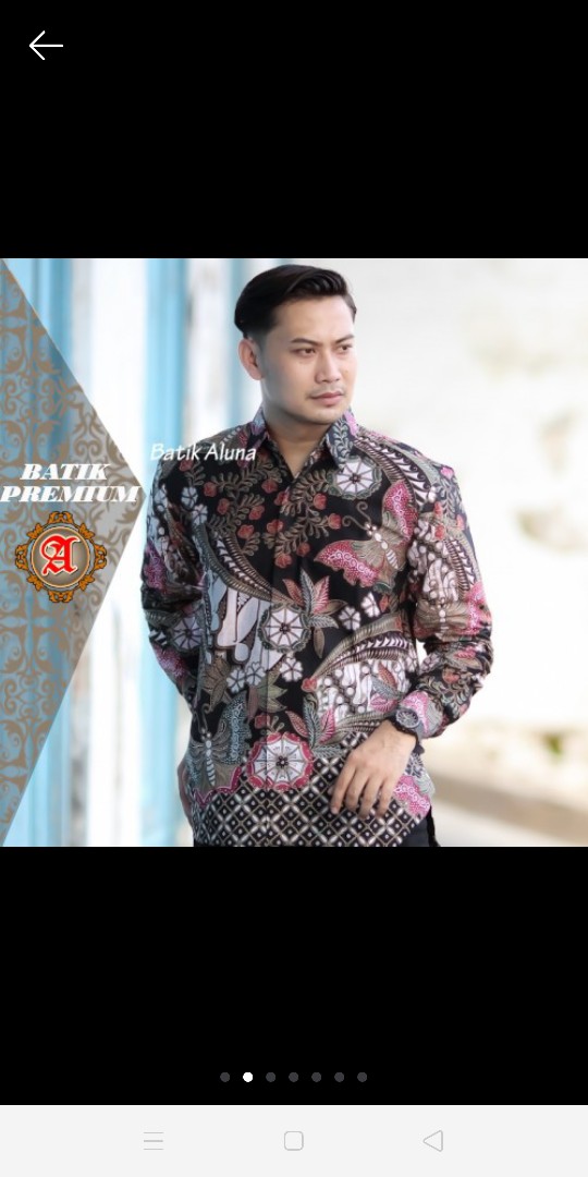 Batik Furing Lengan Panjang Premium Cowok Aluna Solo