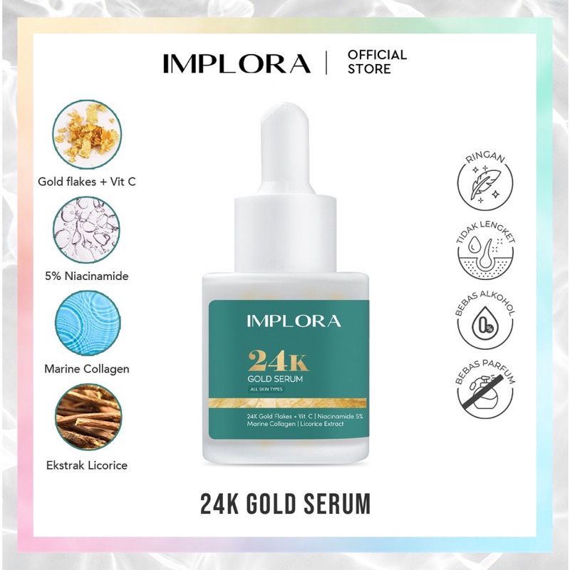 implora 24k gold serum