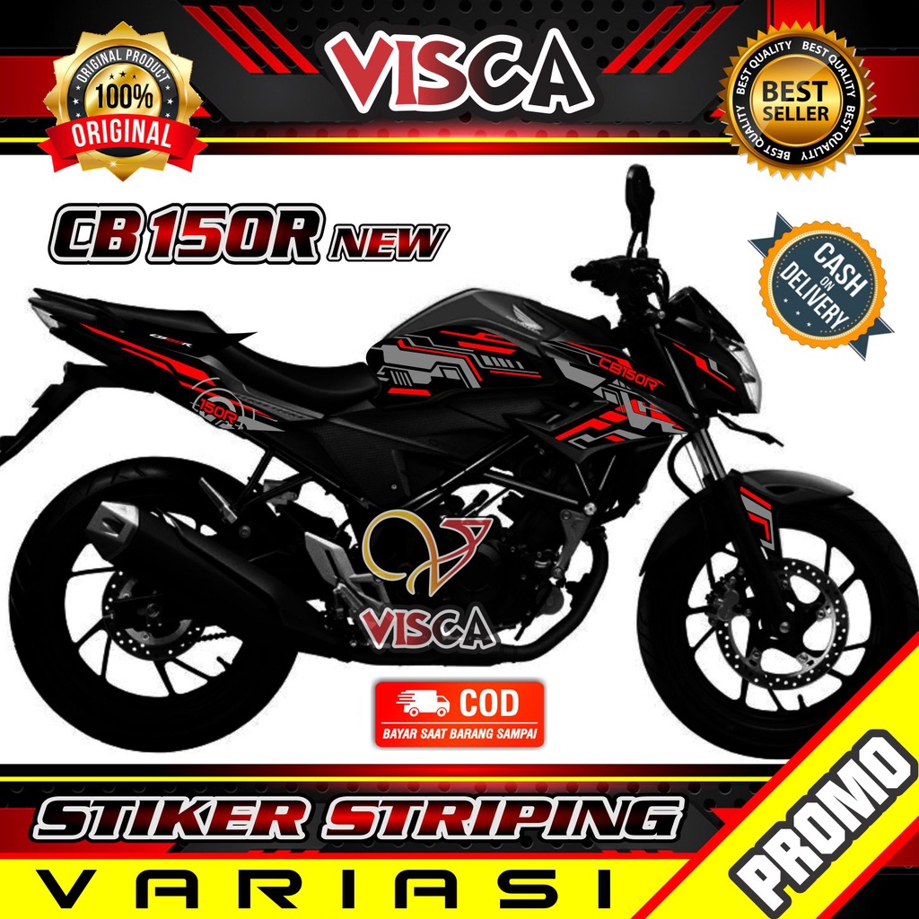 Striping CB 150R New - Stiker Sticker Striping Variasi Lis Honda CB 150R New - Striping Hologram CB 