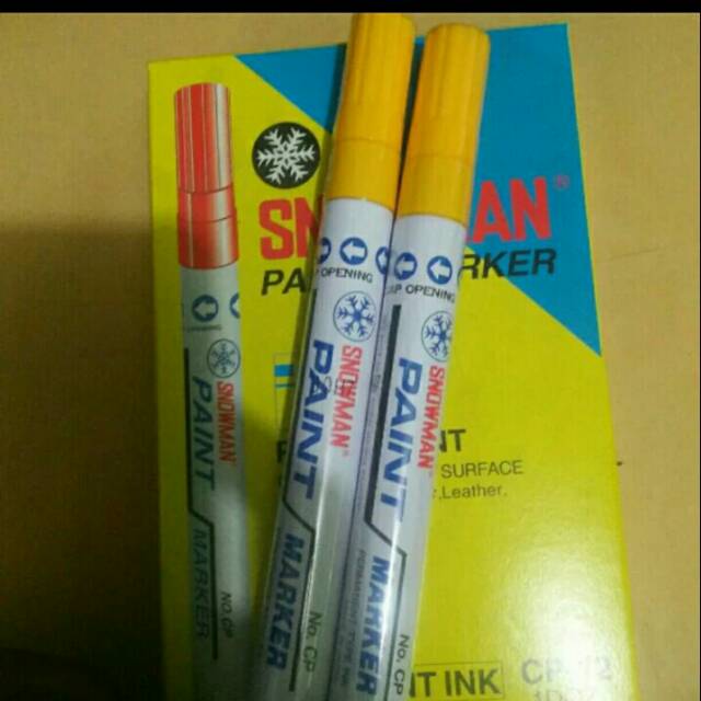 

Spidol paint marker snowman permanent