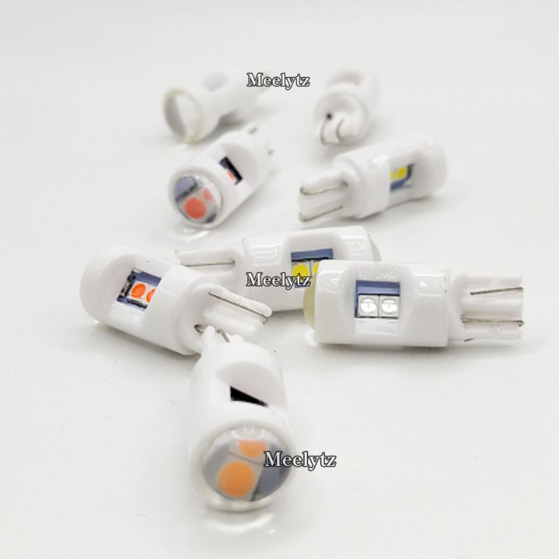 Sepasang Lampu sein sen senja T10 keramik AC DC standby