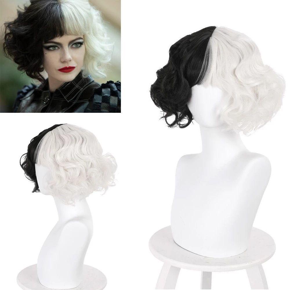 Top Wig Fashion Wanita Perempuan Helloween Cosplay